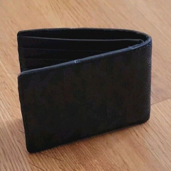 Michael Kors Jet Set Men’s Slim Bi-Fold Wallet Leather Black - Picture 8 of 8